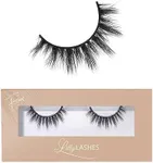 Lilly Lashes Everyday Miami Natural Lashes - Faux Mink Natural Eyelashes, False Eyelashes Everyday Use, Cat Eye Lashes, Individual Lashes Reusable up to 20x, No Lash Glue Included (13mm)