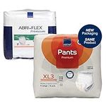 Abena Pants Premium Pull-Up Incontinence Pants, Eco-Labelled Incontinence Pants for Men & Women, Discreet, Protective, Breathable, Comfortable - XL 3, 130-170cm Waist, 2600ml Absorbency, 16PK