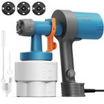 Tilswall Paint Sprayer Shark600, Ultra-Light HVLP Electric Fence Paint Sprayer, Easy to Clean Paint Spray Gun with 3 Nozzles & 3 Patterns,Ideal for Garden Fence, Sheds, Furniture, Walls, Ceilings