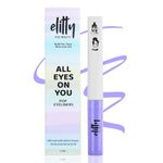 Elitty Lilac Dreams | Lilac Purple Coloured Intense Waterproof Liquid Eyeliner (Matte Finished) | Lasts Upto 12hrs | Smudge Proof, Witch Hazel Infused, Quick Drying - 4ml