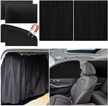 PAMASE Set of 5 Car Privacy Curtain