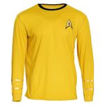 Adult Star Trek Long Sleeve Halloween Costume T-shirt Spock Captain Kirk Engineering Cosplay