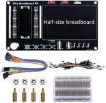 GeeekPi Basic Starter Kit for Raspberry Pi Pico/Pico W, BreadBoard Kit with Half-Size Breadboard and Jumper Wire Pack for Raspberry Pi Pico/Pico W (Raspberry Pi Pico/Pico W Not Included)