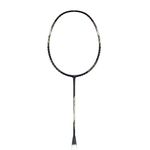 Li-Ning AxForce Blast Strung Carbon Fibre Badminton Racket with Full Cover | 5U | Ultimate Smash Badminton Racket with Sonic Boom Acceleration | Max Tension : ≤31 lbs (Black/Gold)