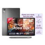 Lenovo Idea Tab with Pen| 5G + Wi-Fi| 11", 2.5K Display with 500 nits Brightness| 8 GB RAM + 256 GB ROM (Expandable up to 2 TB)| MediaTek Dimensity 6300| Android 15|4-Speakers with Dolby Atmos
