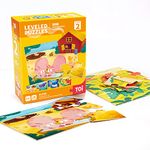 TOI Leveled Puzzles for Kids Aged 2.5 and Up, Toddler Puzzle Preschool Learning Jigsaw Puzzles, Large Pieces Educational Game for Boys Girls, Classic Education Step 2