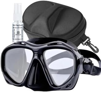 +2.0 to +5.0 Hyperopia Diving Mask Farsighted with Tempered Glass Lenses, Gear for Men Women (+2.0)