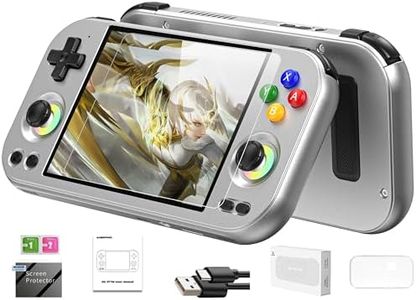 RG477M Retro Handheld Game Console, Aluminum Alloy CNC Dimensity 8300 Android14 System 4.7-inch Touch Handheld Game Console WiFi/Bluetooth Hall joystick RGB light 5300mah 12+ 256gb