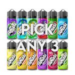 Fantasi Vape Liquid 3 x 100ml 70vg/30pg No Nicotine 0mg Customisable Vape Juice Multipack, All Day Vaping Liquid, Sub Ohm E-Cigarette Liquid, 120ml Chubby Gorilla Liquid-Leak Short Fills (Pick Any 3)