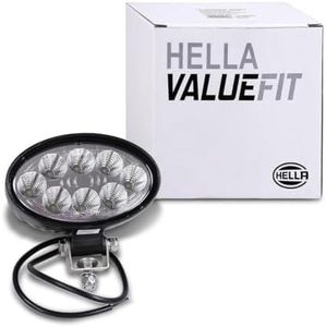 HELLA VALUEFIT LED Arbeitsscheinwerfer O1200 - 12V / 24V - 1200lm - Anbau/geschraubt - schwenkbarer Montagebügel - Nahfeldausleuchtung - Kabel: 530mm - Stecker: offene Kabelenden - 1GA 357 001-001