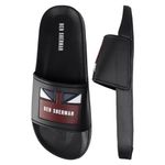 Ben Sherman Union Slip-On Black Synthetic Mens Sliders BS21112_Black_RED