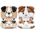 QUERICKY Dog Shaped Dinner Plates, 