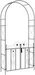 Outsunny 7.5FT Metal Garden Arch wi