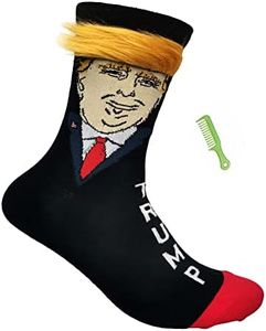 Trump Socks - Unisex Funny Gift Socks Novelty President 2024 Socks MAGA socks Gift Set, Ht, One Size