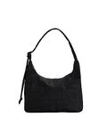 BAGGU Women's Mini Nylon Shoulder Bag, Black, One Size