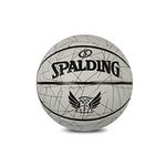 Spalding Flight Lines Rubber Basketball (Size-7), Multicolor