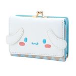 BelugaDesign Cinnamoroll Wallet | Blue White Anime Cinnamon Roll Kawaii Cute Coin Cash Pouch Purse Zipper