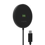 mophie snap+ Wireless Charger - 15W Wireless Charging pad for Qi-Enabled and MagSafe Compatible Devices