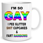 Funny Gay Rainbow Mug Gay Pride LGBT Birthday Gift Gay Present Friend WSDMUG1652