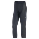 GORE WEAR Women's Cycling Bib Shorts with 3/4-Length and Seat Pad, C3, Black, 34