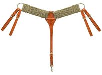 Weaver Leather Woven Alpaca Roper Breast Collar, Russet