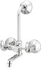 LEVERS L-919793 Brass Wall Mixer with Provision for Over Head Shower and 125mm Long Bend Pipe