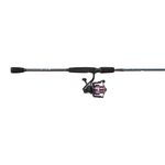 Abu Garcia Gen Ike Spinning Combo, Fishing Rod and Reel Combo, Spinning Combos, Predator Fishing,Pike/Perch/Zander, Unisex, Black/Purple, 2.13m | 10-30g