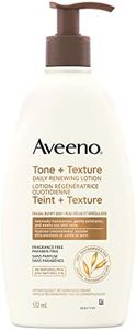 Aveeno Tone and Texture Daily Renewing Lotion, Fragrance-Free, Dry Skin & Keratosis Pilaris, Oat Extract, Vitamin B3, 532-mL