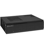 SilverStone SST-ML06B-E - Milo Slim HTPC Silent Mini-ITX Computer Case, black