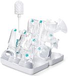 Termichy Travel Baby Bottle Drying Rack with Bottle Brush, Compact Size with Large Capacity for Working Mom, Visit Families, Friends or Camping with Baby