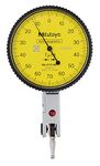 Mitutoyo 513-401E Dial Test Indicator, Basic Set, Horizontal Type, 8mm Stem Dia, Yellow Dial, 0-70-0 Reading, 40mm Dial Dia, 0-0.14mm Range, 0.001mm Graduation, -0.003mm Accuracy