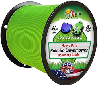 Universal Heavy Duty Automatic Lawnmower Boundary Wire - 1000' 14 Gauge Thick Professional Grade Robotic Lawnmower Perimeter Wire Works with All Brands