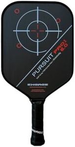 Engage Pursuit Pro1 6.0 Pickleball Paddle - Raw T700 Toray Carbon Fiber for Extreme Spin - MachPro Core for Maximum Power & Control (Fierce-Red, Widebody)