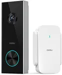 AOSU Wireless Doorbell Camera, Battery-Powered Video Doorbell, 2K Resolution, No Monthly Fees, 2.4GHz WiFi, Human Detection, 120-Day Battery Life, Video Calling, Voice Changer, Work with Alexa