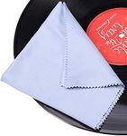 Gartopvoiz Record Cleaning Cloth, 6 Pack 12''x12'' Anti-Static Microfiber Towel Lint-Free Cleaner for LP Record Vinyl