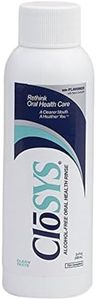 CloSYS Original Unflavored Mouthwash, Alcohol Free, 3.4 ounce (Pack of 48)