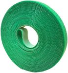 plantactic Garden Tie Green Tape, Plant Supports, Gentle On Plants (16.4ft × 0.6 inch, 1 roll, Green)