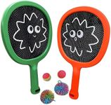 Smartwo Portable Bouncy Ball Paddle Set for Kids or Adults’ Indoor Outdoor Activities, Paddle Sport Game for Beginners, Swing Racket in Beach Pool Backyard Playground Lawn Park