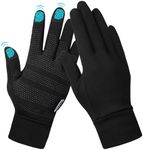 BQA Lightweight Running Gloves for Men Women, Winter Touch Screen Gloves for Cycling Biking Sporting Driving Outdoor Activities