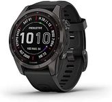 Garmin Fenix 7S Sapphire SolCarbon Grey DLC Ti with Black Band EMEA