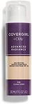 COVERGIRL Advanced Radiance Age Defying Liquid Foundation in Classic Ivory, Hides Wrinkles & Lines, Sensitive Skin Safe, Packaging May Vvary