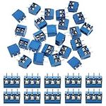 KeeYees 60pcs 5mm Pitch 2 Pin & 3 Pin PCB Mount Screw Terminal Block Connector for Arduino DIY Project (50 x 2 Pin, 10 x 3 Pin)