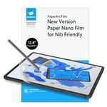 MOBDIK 2 Pack Paper Screen Protector Compatible with Samsung Galaxy Tab S10 Plus /S9 Plus /S9 FE+ /S8 Plus /S7 FE /S7 Plus (12.4 inch), Anti-Glare, Suitable for Writing, with Easy Installation Kit