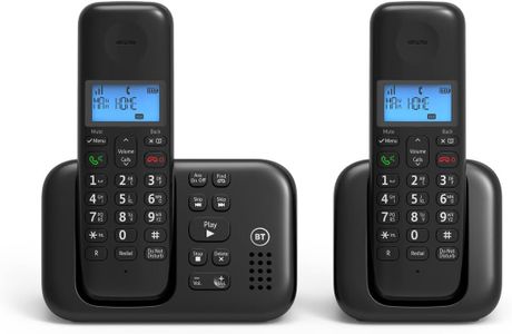BT Cordless Phone Twin Handset – Digital Home Telephone Set