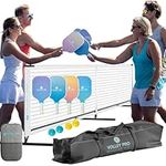 VolleyPro Portable Pickleball Set w