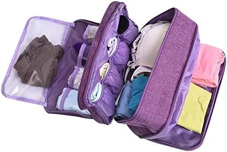 mossty Travel Multi-Function Bra Organize Storage Bag, Bra/Socks/Cosmetic Accessories Storage Bag Men Women