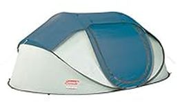 Coleman Pop Up Tent Galiano 4, 4 Man Past Pitch Festival Tent, absoltely waterproof 4 person Popup Camping Tent