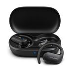 JLab JBuds Open Sport Earbuds - Wireless Open Ear Headphones, Sports Earbuds with Earhooks, 26H Playtime Hook Over Ear Running Earphones, IP55 Sweat-Resistant Ear Buds, Bluetooth Multipoint, Black