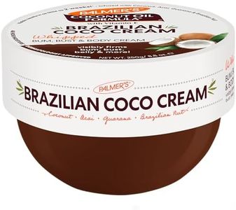 Palmer's Coconut Oil Formula Brazilian Coco Cream with Vitamin E, 8.8 Fl Oz, Whipped Bum, Bust & Body Cream, Helps with Skin Tightening & Firming