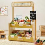 Tiny Land Wooden Play Store Pretend Grocery Store Role Play Toy
